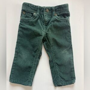 Carter's Green Toddler Boy Casual Corduroy 5 Pocket Pants Jeans Bottoms Size 12M